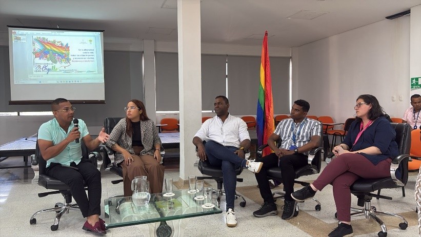 Fotografía del Conversatorio “Una mirada a la discriminación cotidiana institucional: barreras de acceso a la justicia” realizado en Barranquilla