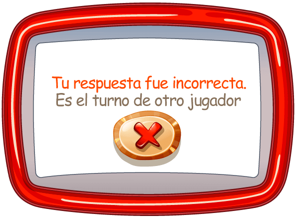 popup incorrecto