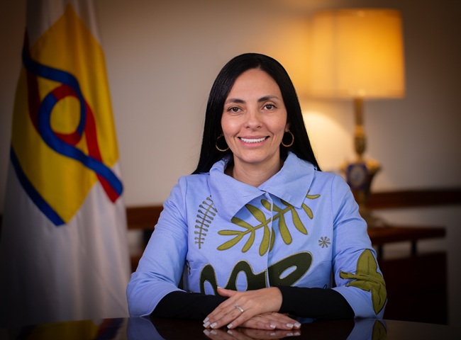 Fotografía de Alexandra Amaya San Miguel, Subdirectora Administrativa y Financiera