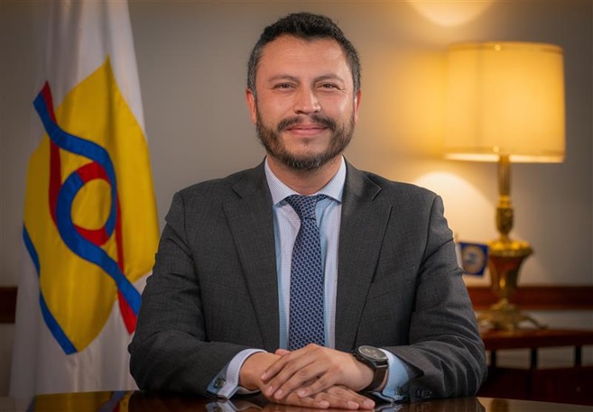 Fotografía de Diego Alejandro Molano Alba, Jefe de la Oficina Jurídica